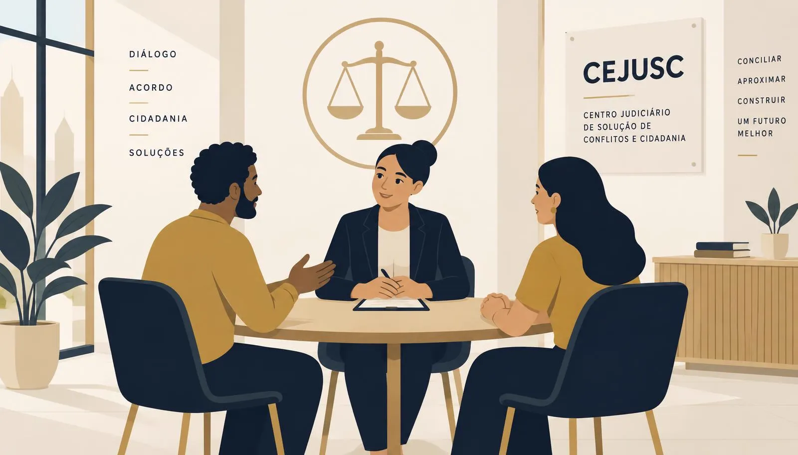 Como funciona um CEJUSC na mediação e conciliação de conflitos